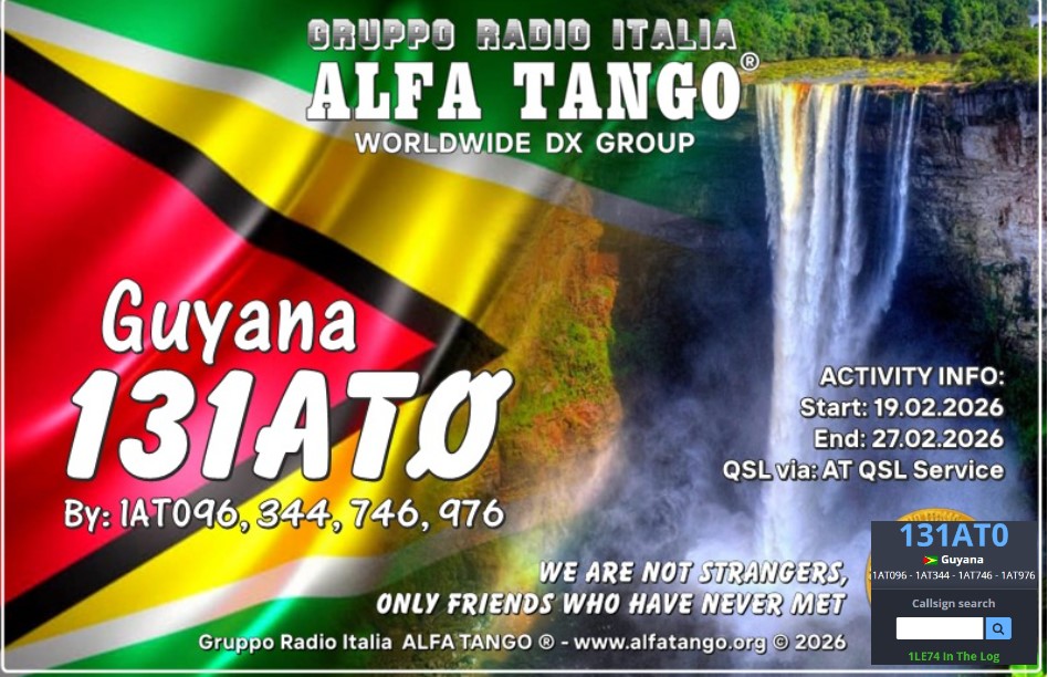 eQSL 131AT0 Mr. Paolo